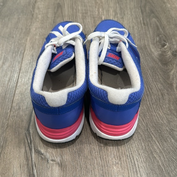 Nike Dual Fusion Run Running Shoes Blue and Pink - Picture 3 of 6